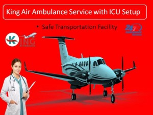 The King Air Ambulance in Dibrugarh-All Equipment Essentially Provides in-Patient Transportation