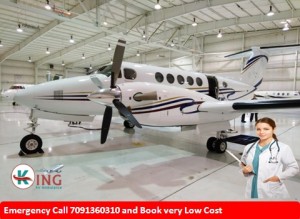 The King Air Ambulance in Dibrugarh-All Equipment Essentially Provides in-Patient Transportation