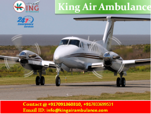 The King Air Ambulance in Dibrugarh-All Equipment Essentially Provides in-Patient Transportation