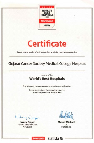 GCS Hospital is ranked amongst the “World's Best Hospitals 2020” by Newsweek