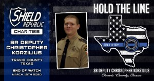 Travis County Deputy Christopher Korzilius Fundraiser by Shield Republic