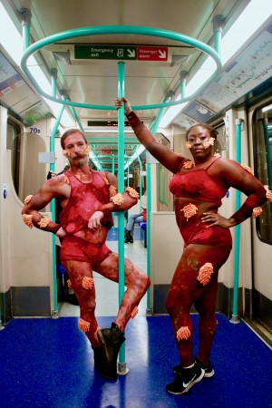 Dancers Lamia Lone (L) and Talitha Lindo (R). Credit Alessia Galatini.