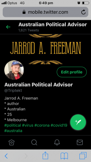 Jarrod A. Freeman to help the strain - Australian Political Advisor 