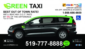 GREEN TAXI Business Card