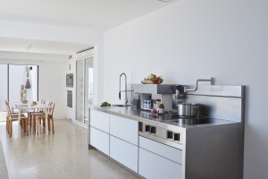 The C3 Culinary Counter in Mykonos villa kitchen