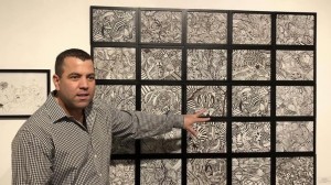 LL Cool J at Nocturnal Abstract art show Brooklyn NY