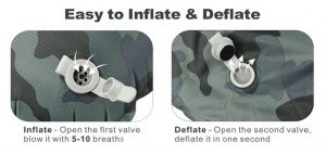 The World's First Inflatable Sleeping Bag