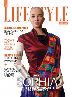 Sophia on the Cover of ‘The Lifestyle Journalist’ Magazine 