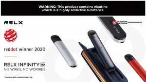 RELX Receives Red Dot Award: Product Design 2020 for RELX Infinity