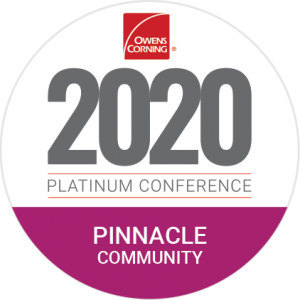 Owens Corning Pinnacle Community Award