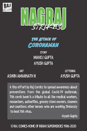 The creators and a message from the author.