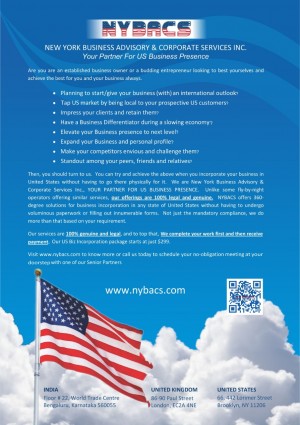 Why incorporate your business in United States?
