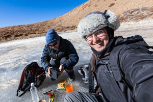 Photographer Himanshu Khagta in Spiti valley documenting the harsh lives of Spiti People in Winter