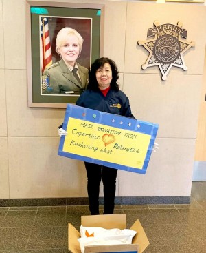 Cupertino Rotarians  Step- Up In Support  Against  The Covid-19 Pandemic