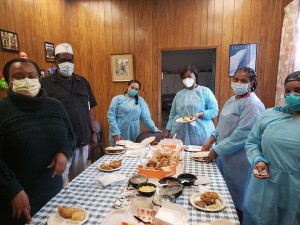 Landsdale Nursing Home grateful for Protective Gear and Lunch