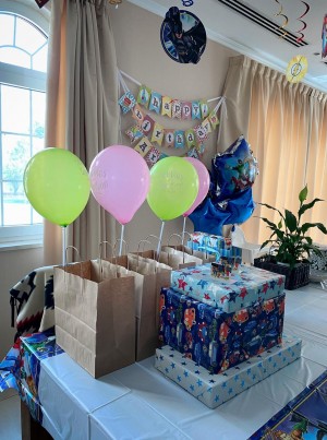 A ‘Virtual Birthday Party’ with Pebbles and BamBam Catering