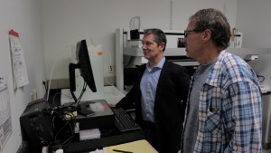 Dr. Jake Kurtis in malaria lab at Brown University