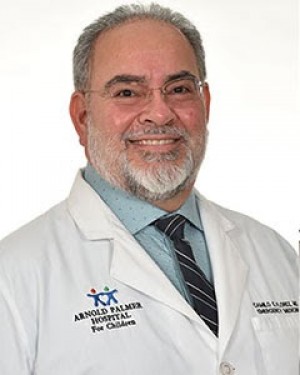 Camilo E. Florez, MD, FAAEM, an Emergency Physician with Orlando Health Arnold Palmer Hospital for Children