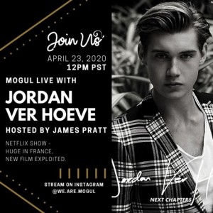 Netflix Star, Jordan Ver Hoeve was interviewed by Pratt this month