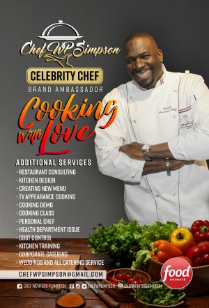 International Recording Artist TooSweet to sit down with world-renown Chef Wenford Simpson