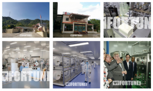 Images of self-built factories and automatic mask production line of the HSD Medtech (Guangdong) Ltd