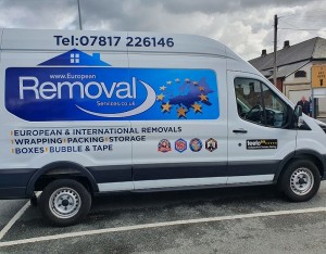 European Removal Services Ltd. Moving Van