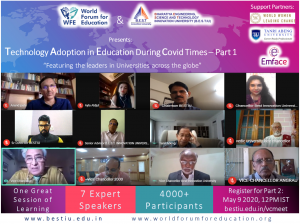 Global Education Leaders Meet on 'Technology Adoption in Education During COVID Times' - [BESTIU]