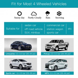 CACAGOO Wireless TPMS Tire Pressure Monitoring System with 4pcs External Sensors for $46.91 @ Amazon