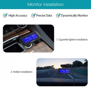 CACAGOO Wireless TPMS Tire Pressure Monitoring System with 4pcs External Sensors for $46.91 @ Amazon