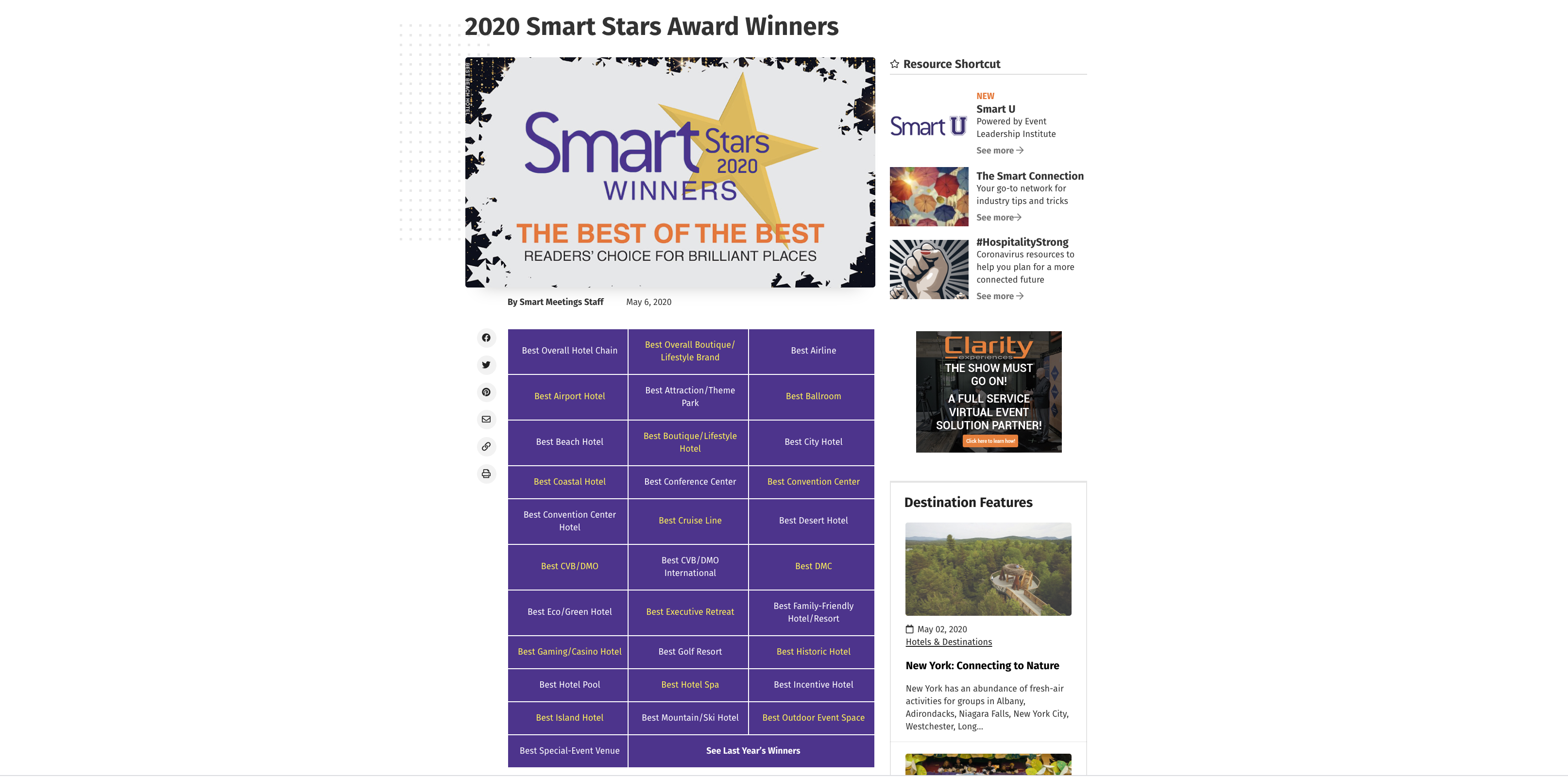 Smart Stars 2020 Winners The Best of the Best Readers