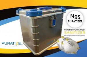 Puratizer Portable PPE N95 Sanitizer