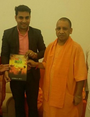 Sandeep With CM of UP