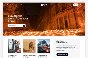 Users can experience the destinations through a series of videos curated by local guides and content creators.
