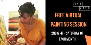 International artist, Oya Arts is offering free virtual art sessions