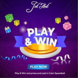 Jot Art “Play and Win” $5M Contest Includes the Addictive Color Speedball iOS & Android Game