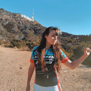 Veronica Vitale at Hollywood Sign