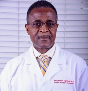 Benjamin I. Oyefara, MD, an Allergist and Immunologist with Asthma & Allergy Center