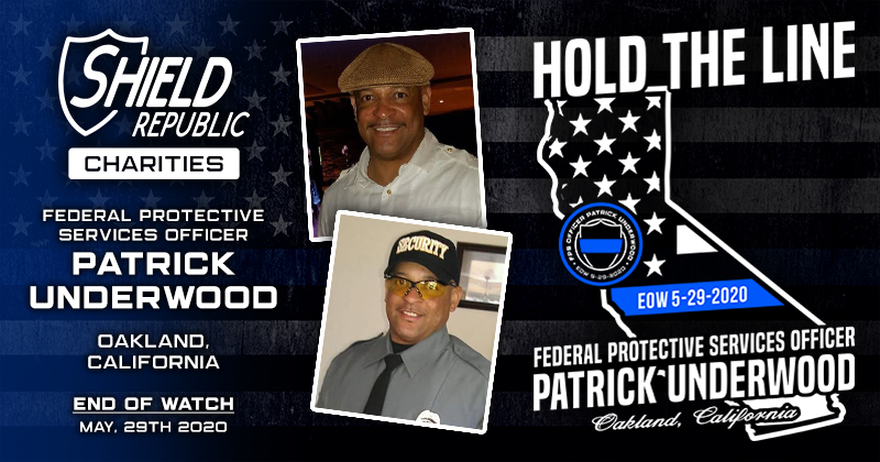 Fundraiser for FPS Officer Patrick Underwood Shield Republic Charities Fundraiser for FPS Officer Patrick Underwood Shield Republic Charities