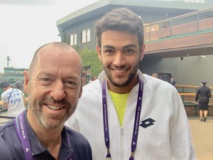 Craig O’Shannessy and Matteo Berrettini