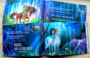 My Secret Unicorn, personalised for kids and their horses. Here you can see 2 of the 8 kids and 6 horses to choose from. 