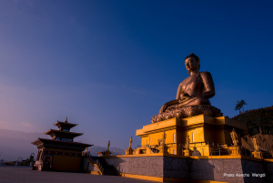  Buddha Dordenma, one of the largest buddha statue measuring 51.5 metre in height located in the capital city of Thimphu.