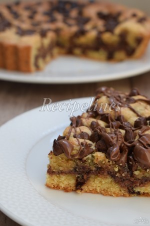 Chocolate Chips Cookie Pie