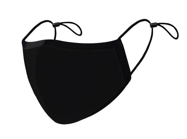 TooFaced London black unisex cloth face mask with filter pocket TooFaced London black unisex cloth face mask with filter pocket