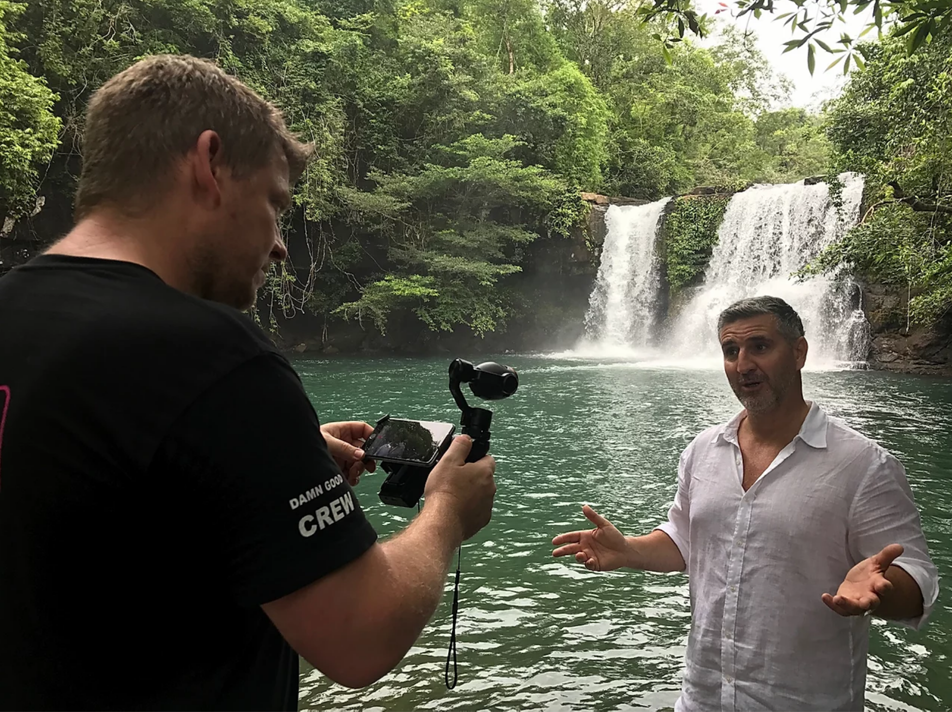Leave No Trace TV on location Leave No Trace TV on location