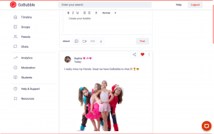 GoBubble, born in Flintshire, is helping Welsh Primary schools embrace using ‘social media with training wheel