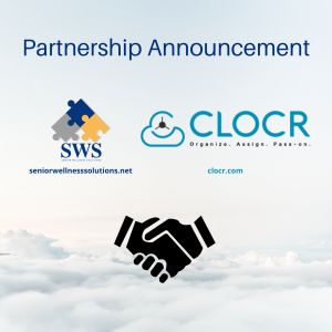 Senior Wellness Solutions, LLC announces strategic partnership with Clocr, Inc.