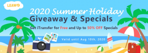 Leawo Summer Holiday Giveaway and Specials