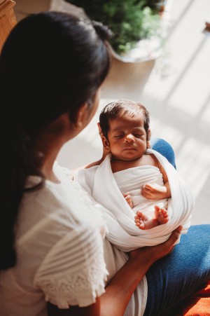 Lifestyle newborn baby session
