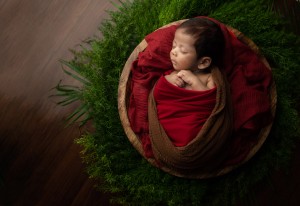 Studio newborn baby session