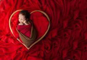 Studio newborn baby session